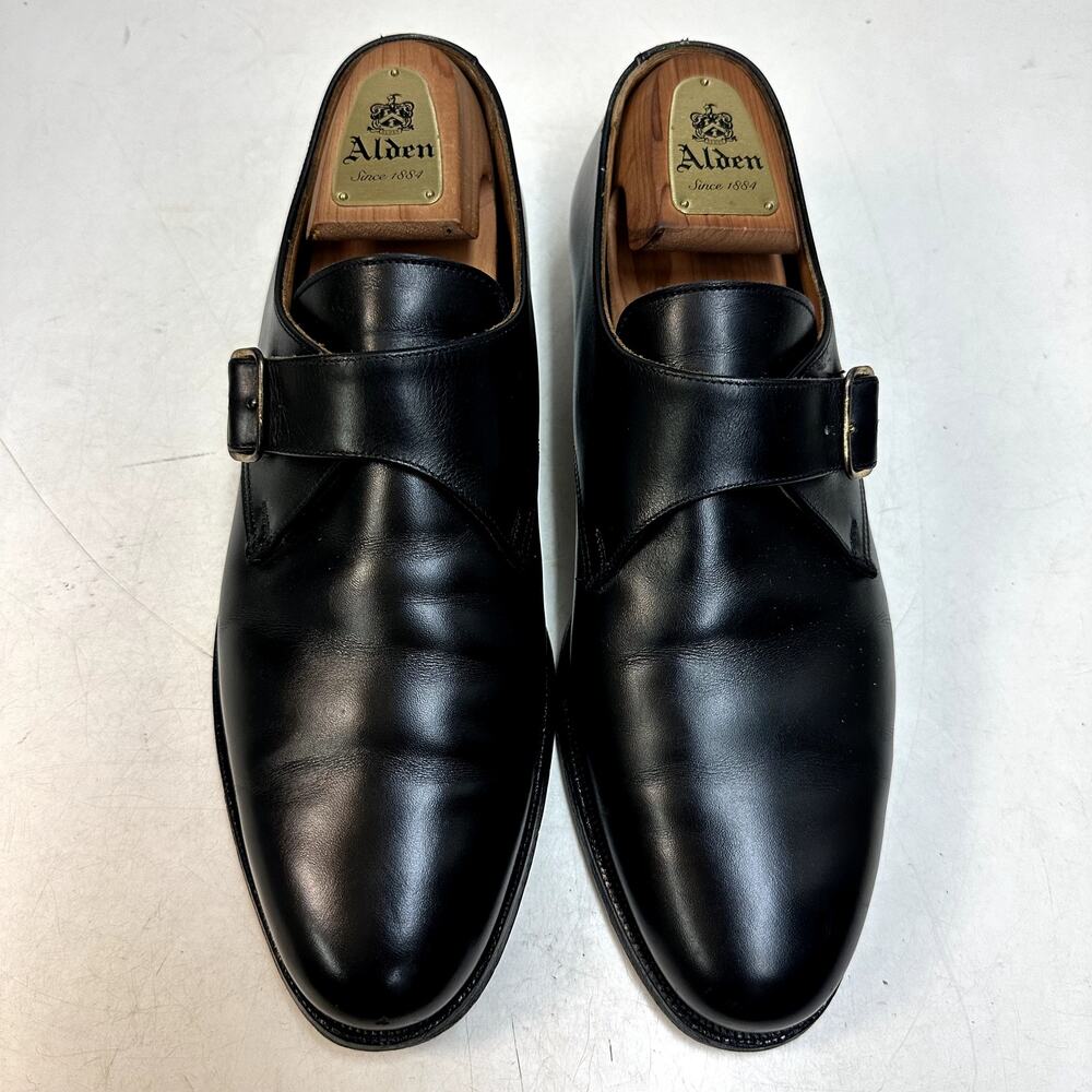 NEW HEELS Crockett & Jones x Brooks Brothers Single Monk Made in England 9 D